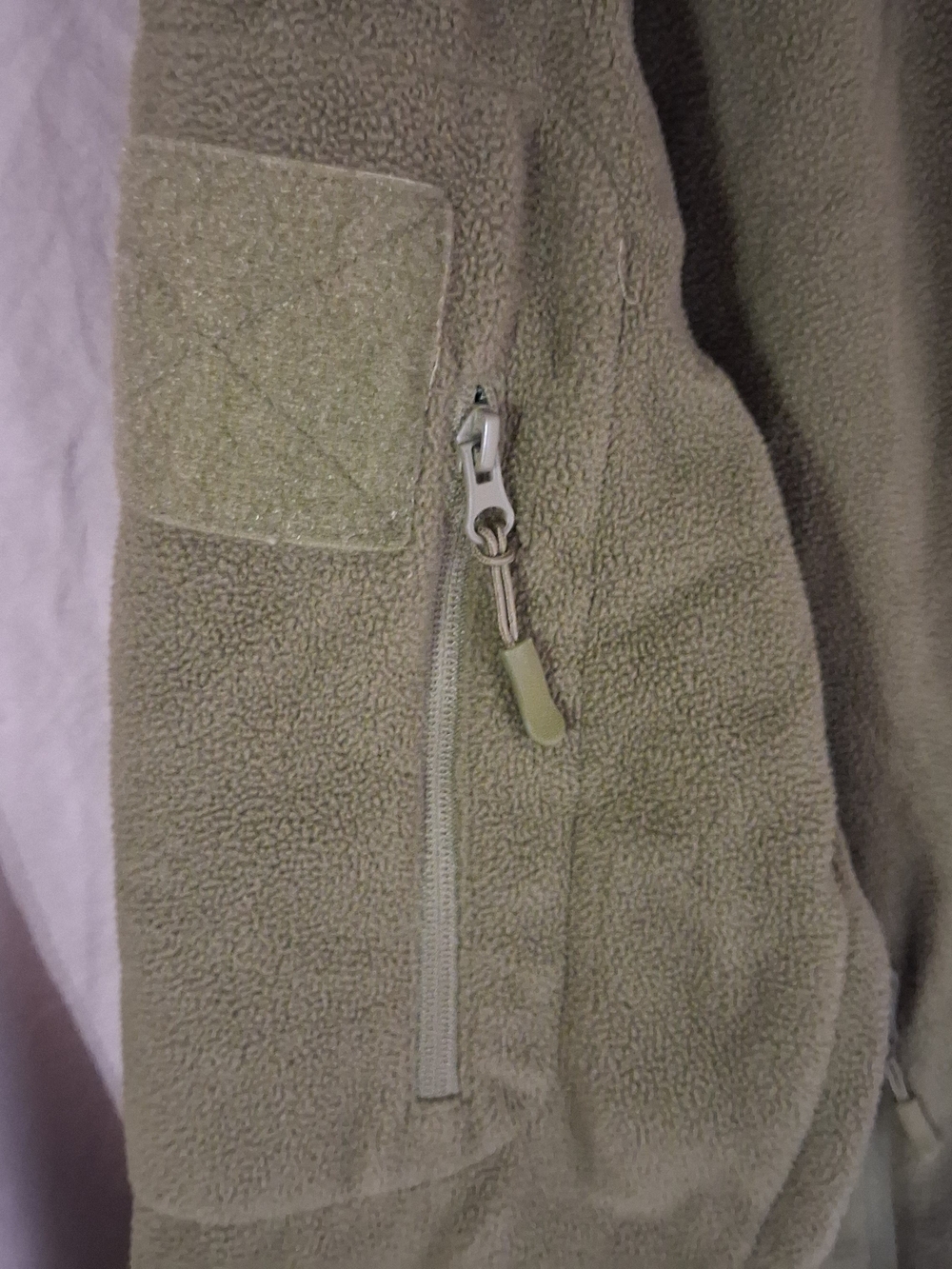 BÆRSkin Tactical Fleece Hoodie Men's XL Olive Green Full Zip Utility Jacket - Picture 6 of 14